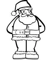 Desenhos de Santa Claus Para Colorir 74