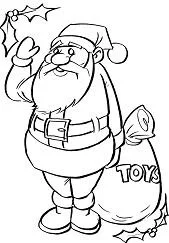 Desenhos de Santa Claus Para Colorir 76