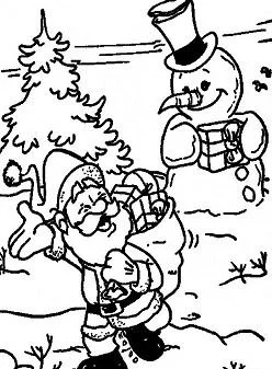 Desenhos de Santa Claus Para Colorir 79