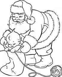 Desenhos de Santa Claus Para Colorir 87
