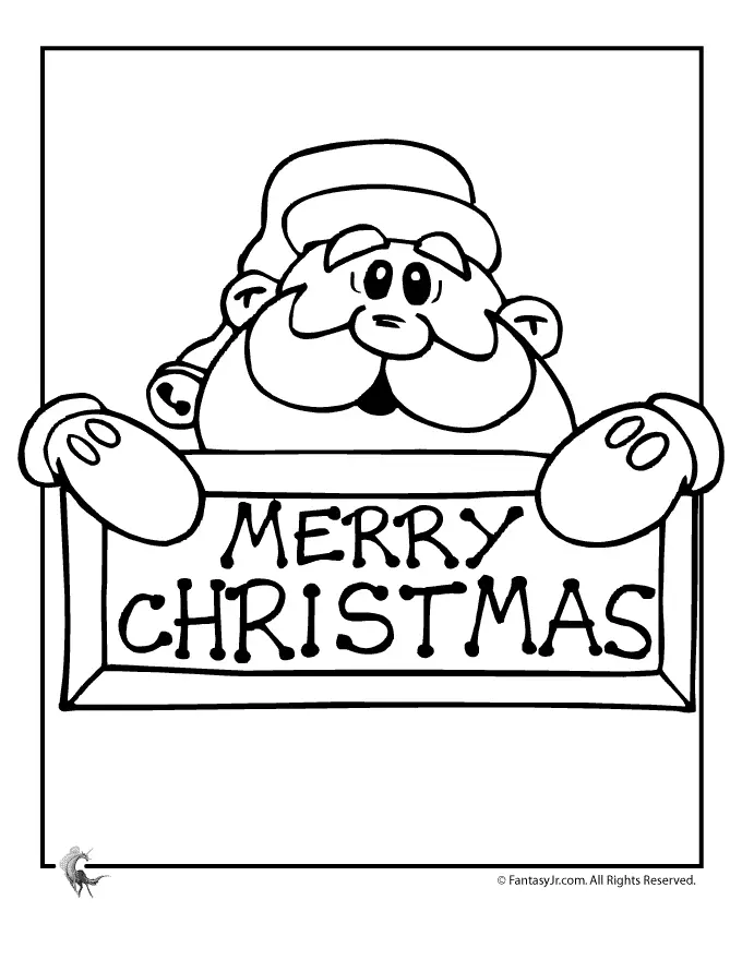 Desenhos de Santa Para Colorir 111