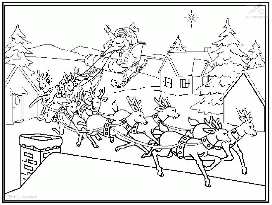 Desenhos de Santa Para Colorir 112