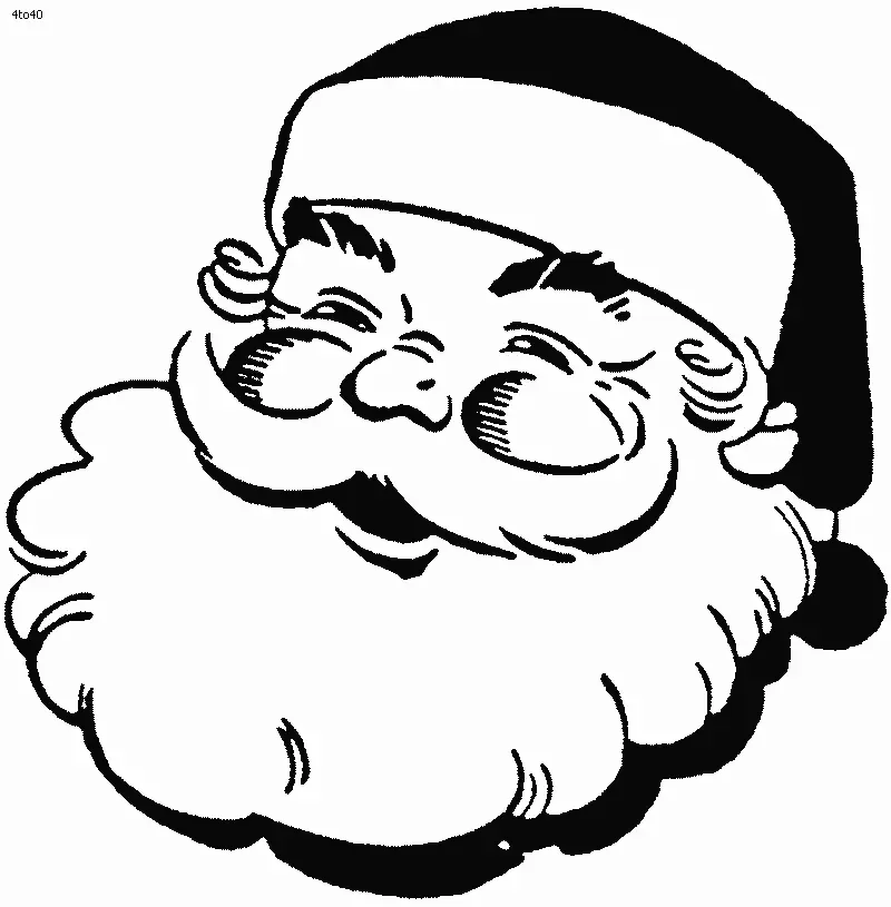 Desenhos de Santa Para Colorir 123