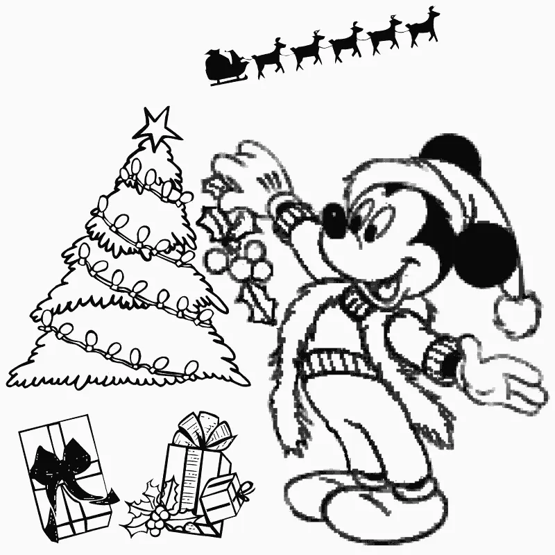 Desenhos de Santa Para Colorir 184