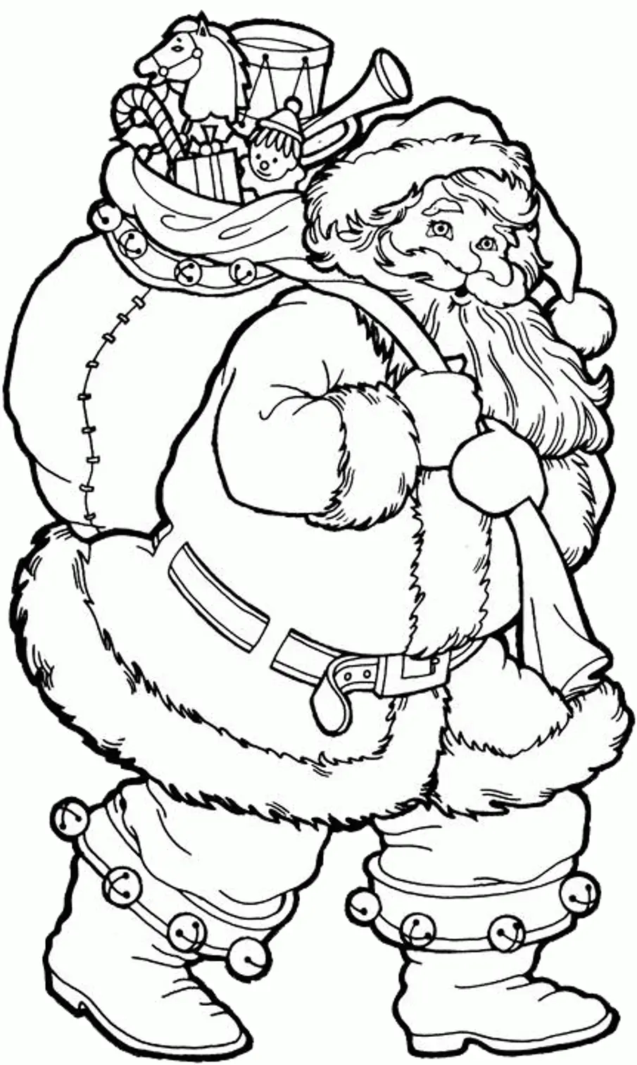 Desenhos de Santa Para Colorir 38