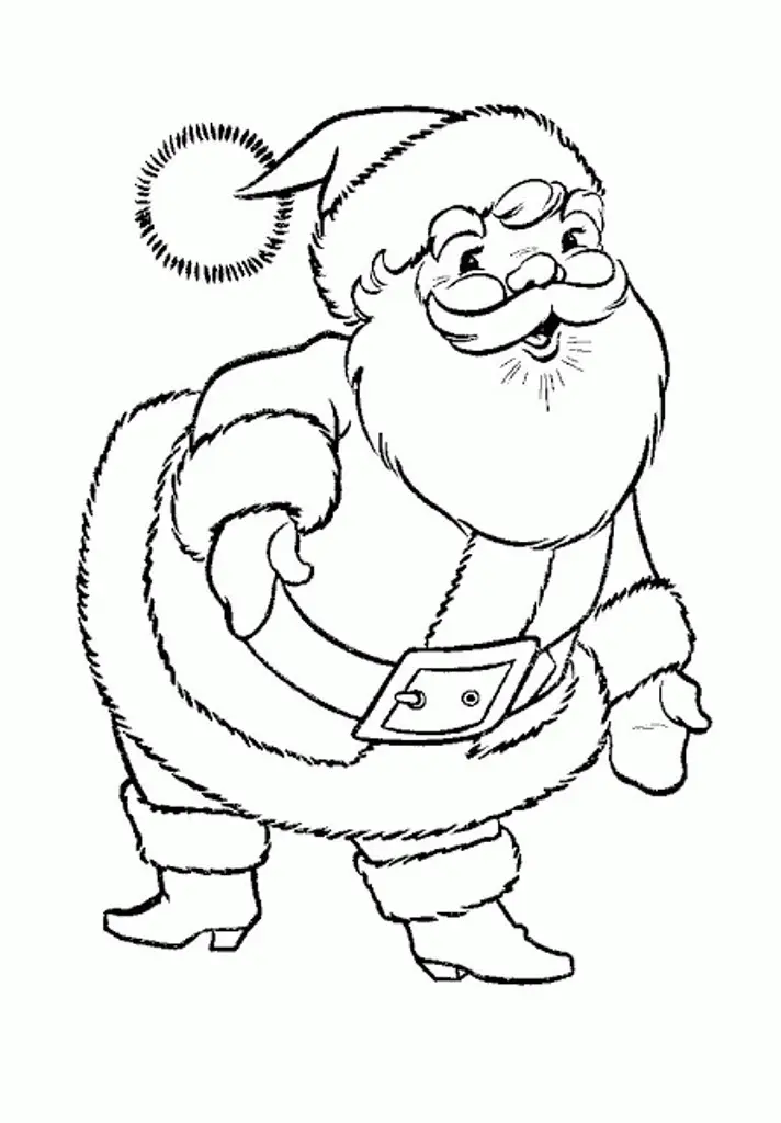 Desenhos de Santa Para Colorir 50