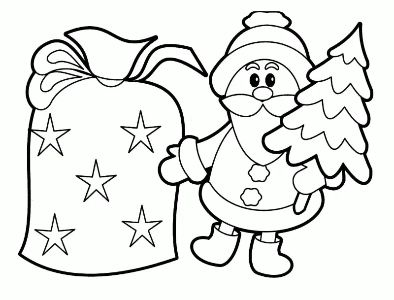 Desenhos de Santa Para Colorir 54