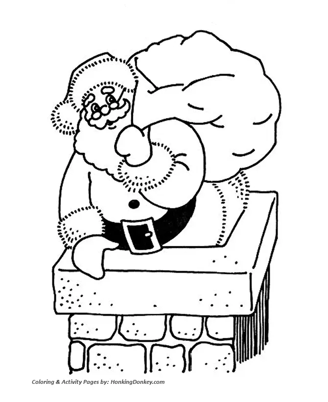 Desenhos de Santa Para Colorir 57