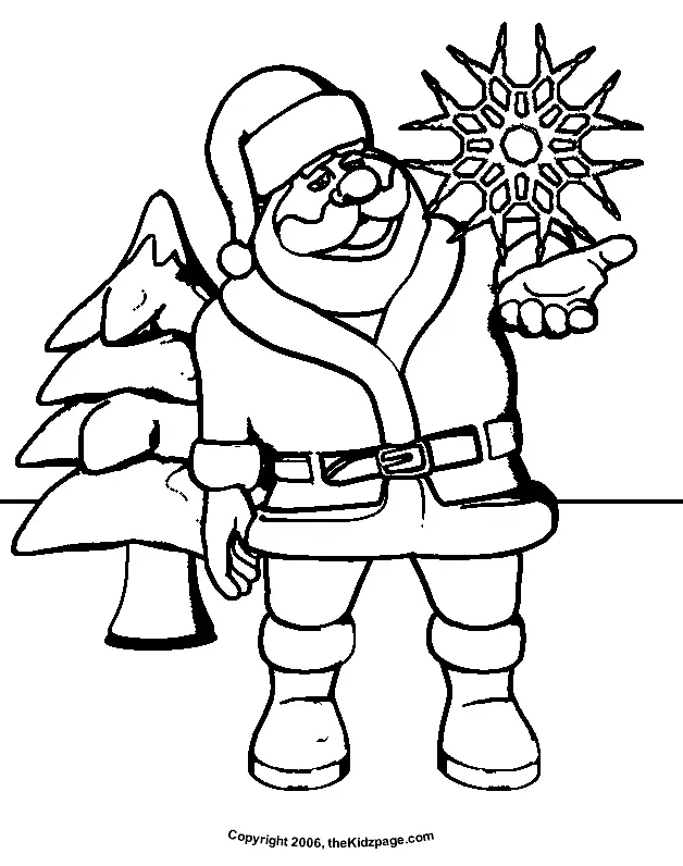 Desenhos de Santa Para Colorir 65