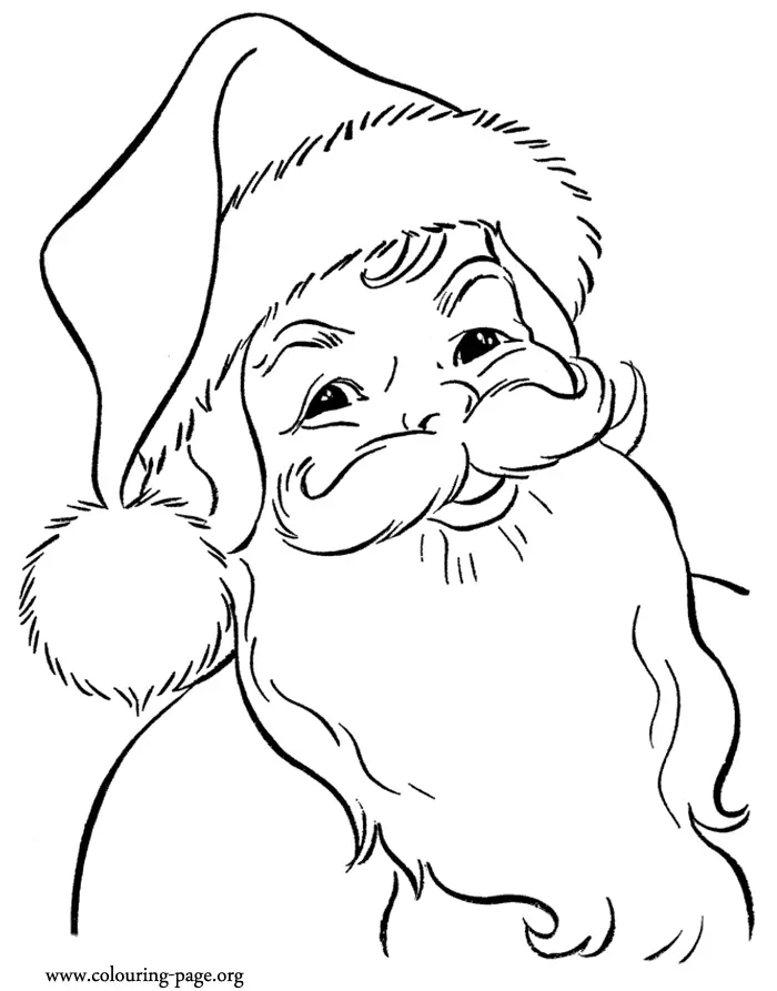 Desenhos de Santa Para Colorir 73