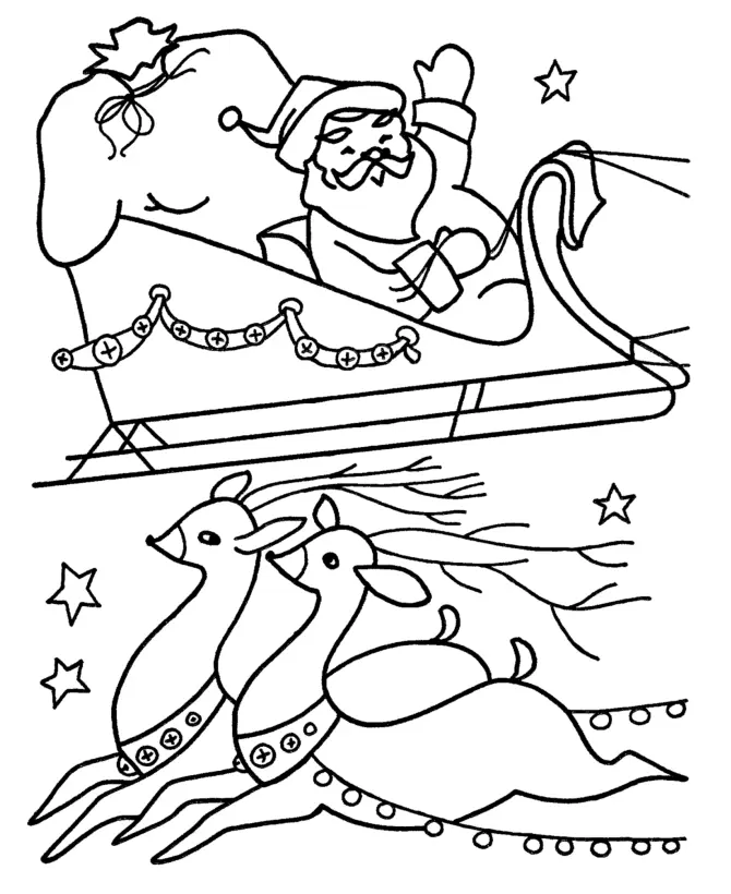 Desenhos de Santa Para Colorir 76