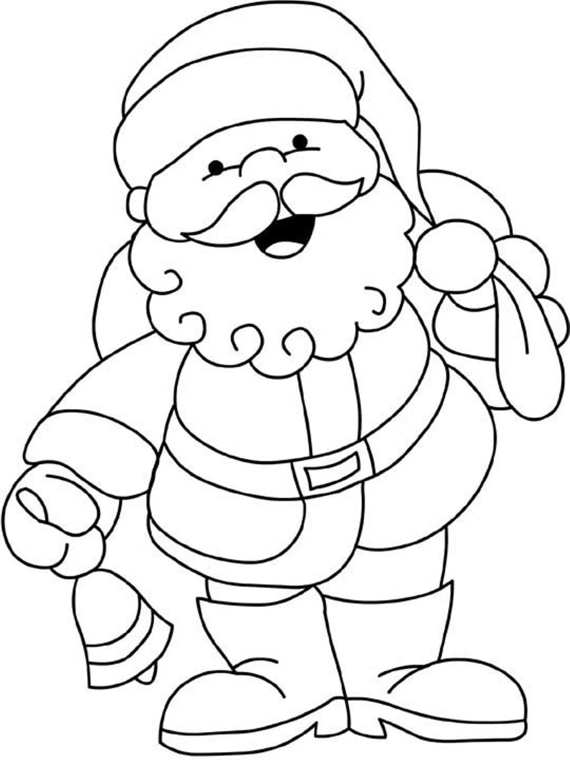 Desenhos de Santa Para Colorir 81