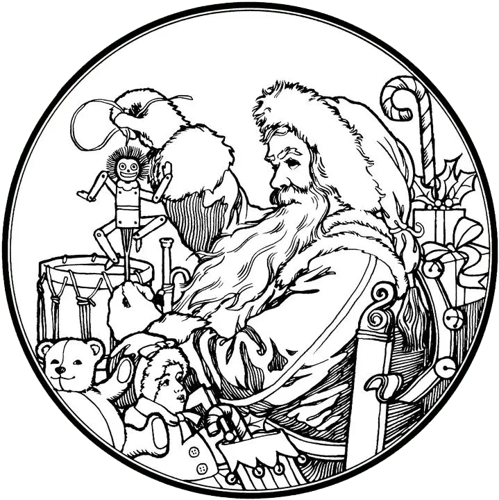 Desenhos de Santa Para Colorir 94