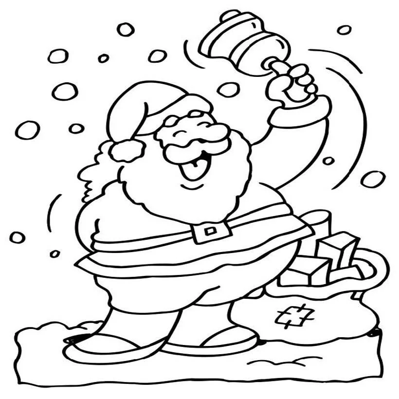 Desenhos de Santa Para Colorir 98