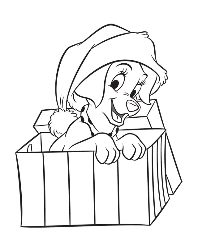 Santa Hat Coloring Pages 13