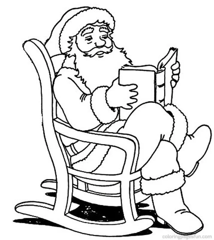 Santa Hat Coloring Pages 24