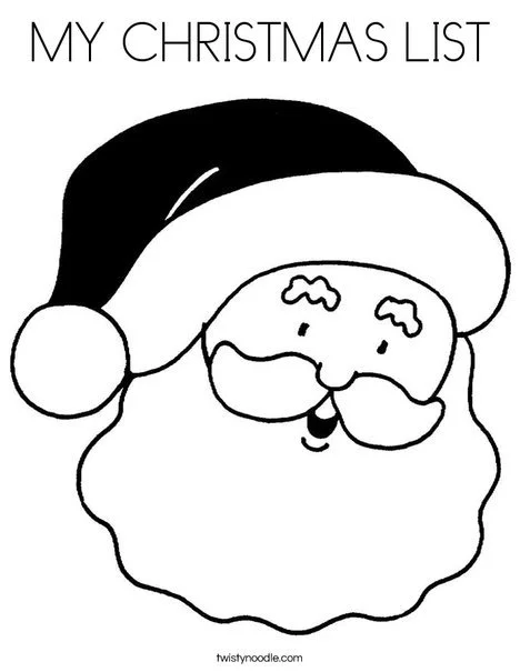 Santa List Coloring Pages 10