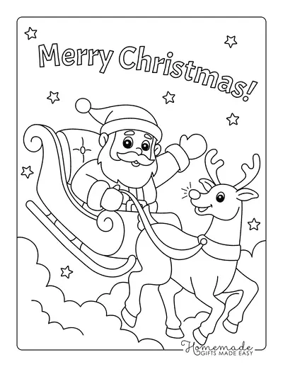 Santa List Coloring Pages 14