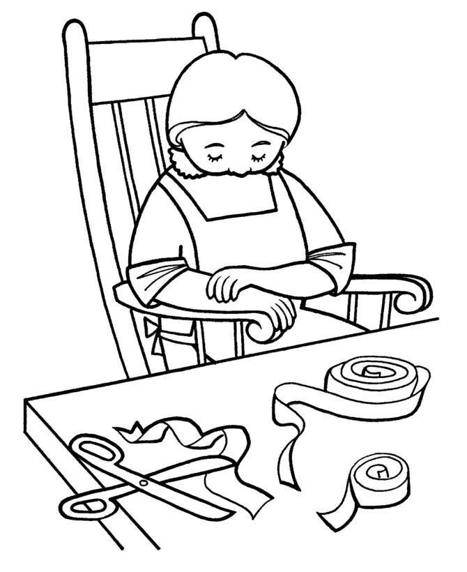 Santa Mrs Claus Coloring Pages 7