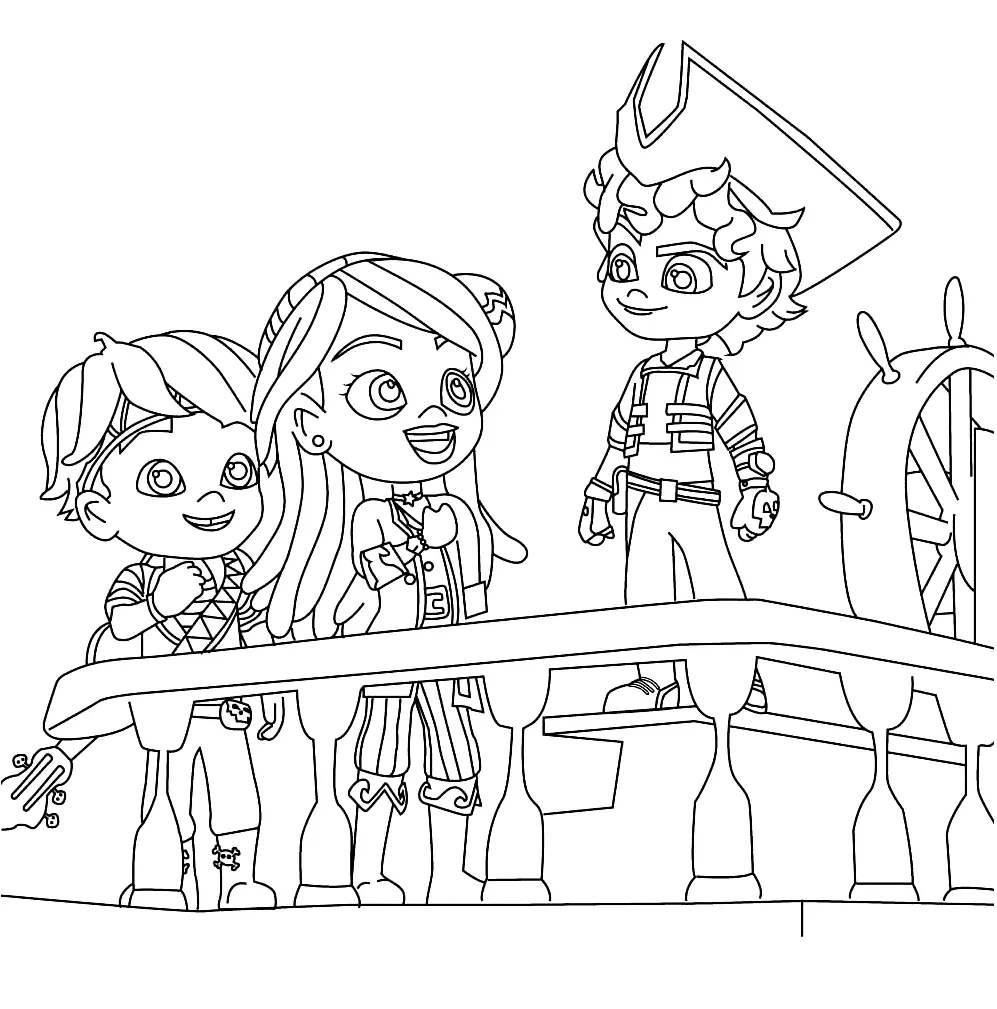 Santiago of the Seas Coloring Pages 10