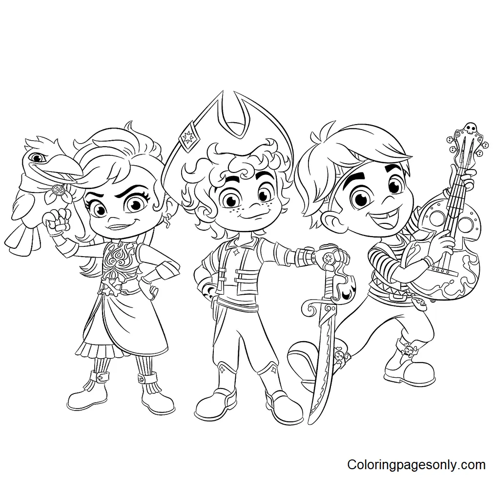 Santiago of the Seas Coloring Pages 11
