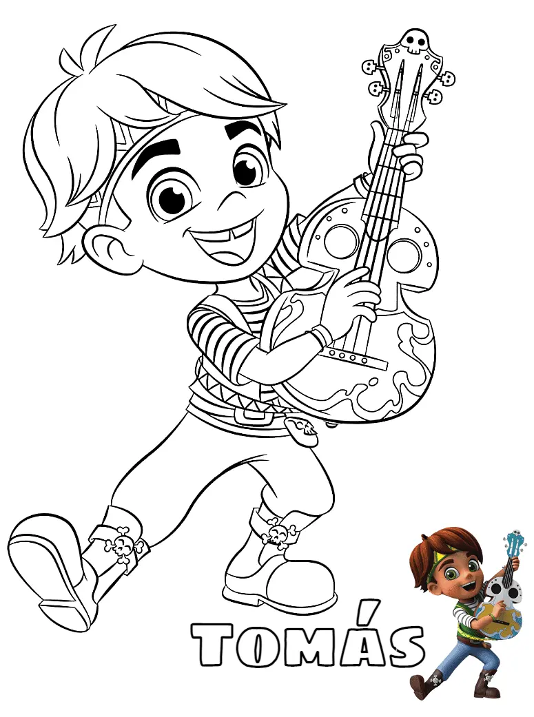 Santiago of the Seas Coloring Pages 13
