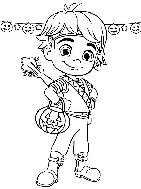 Santiago of the Seas Coloring Pages 14