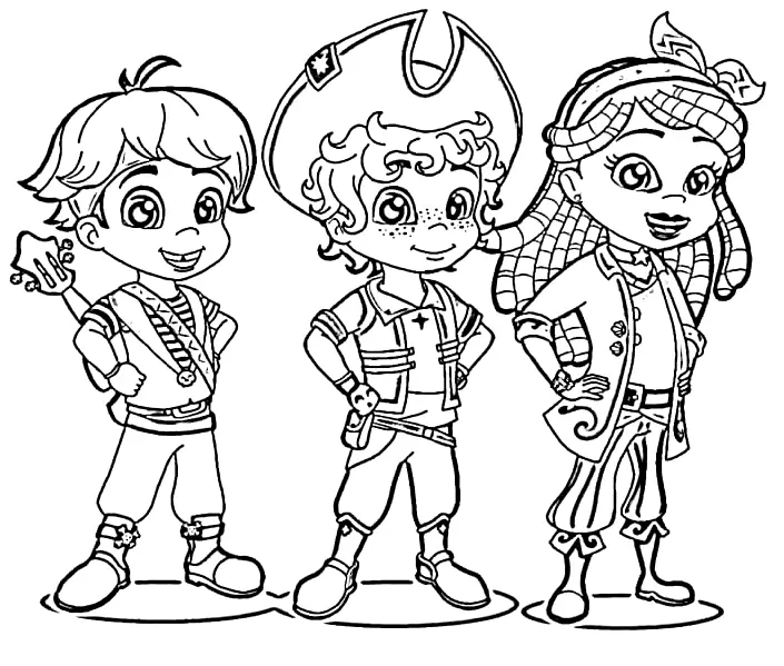 Santiago of the Seas Coloring Pages 2