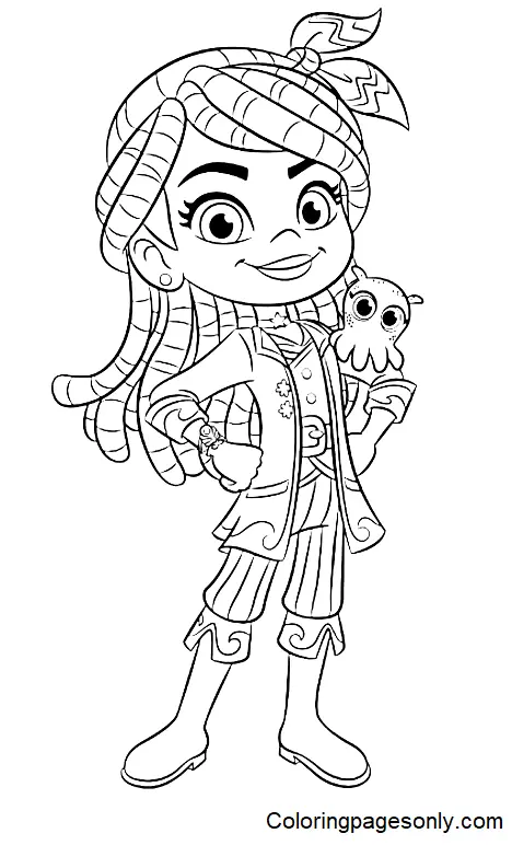 Santiago of the Seas Coloring Pages 3