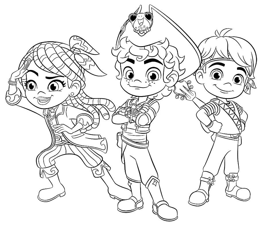 Santiago of the Seas Coloring Pages 4