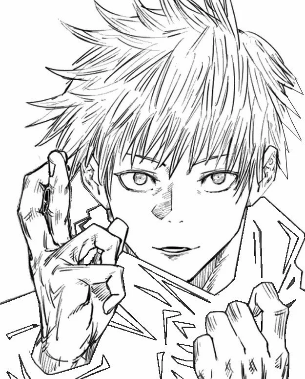 Satoru Gojo Ausmalbilder 12