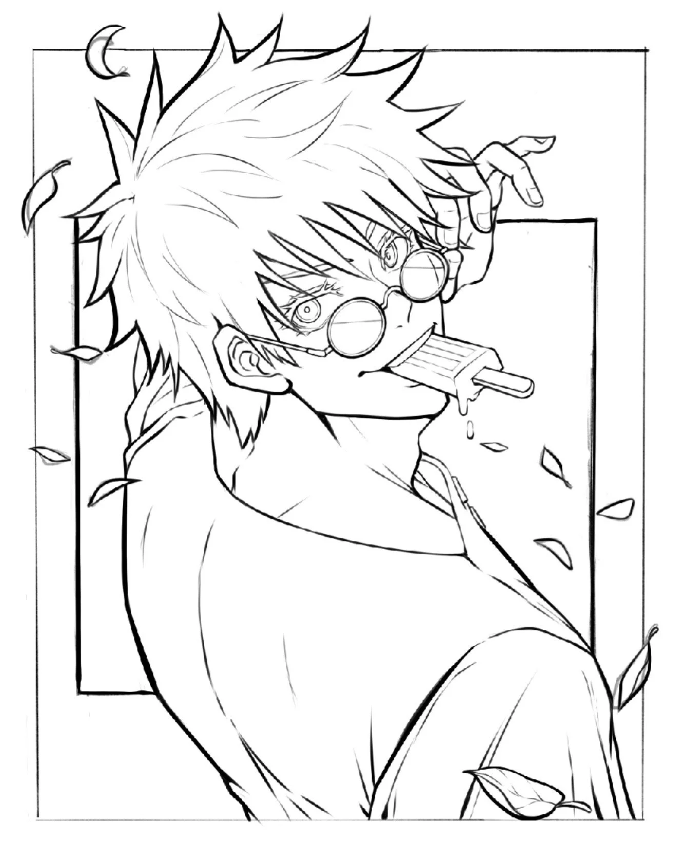 Satoru Gojo Ausmalbilder 15