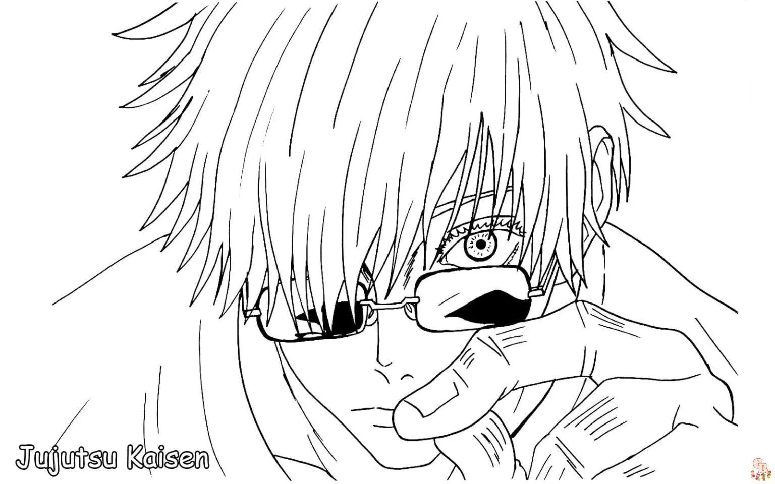 Satoru Gojo Ausmalbilder 18