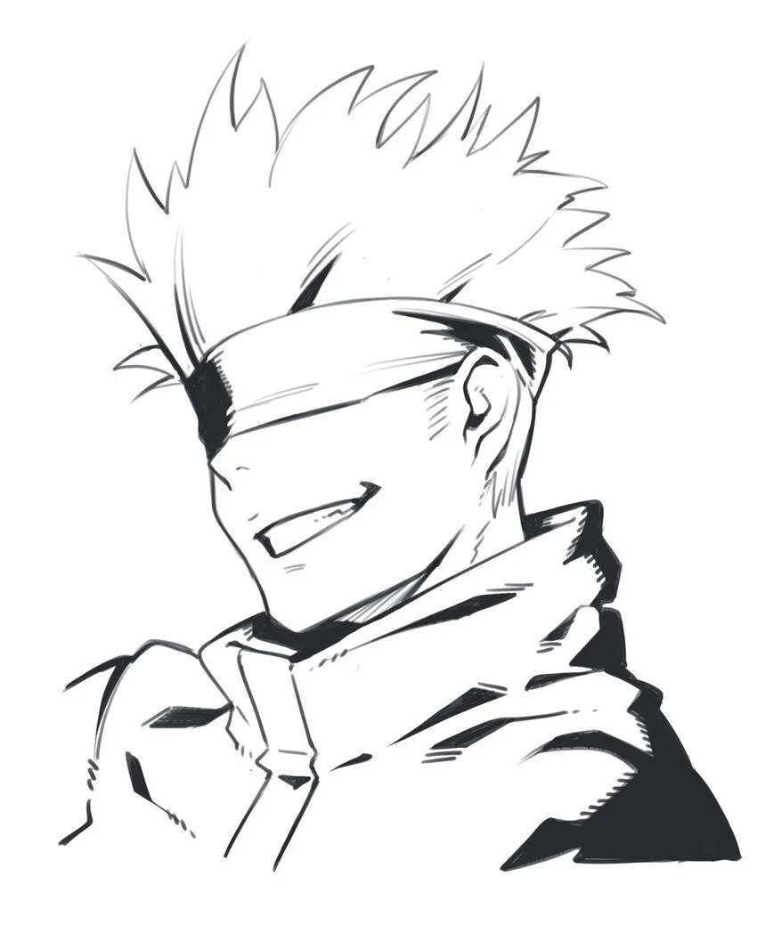 Satoru Gojo Ausmalbilder 19