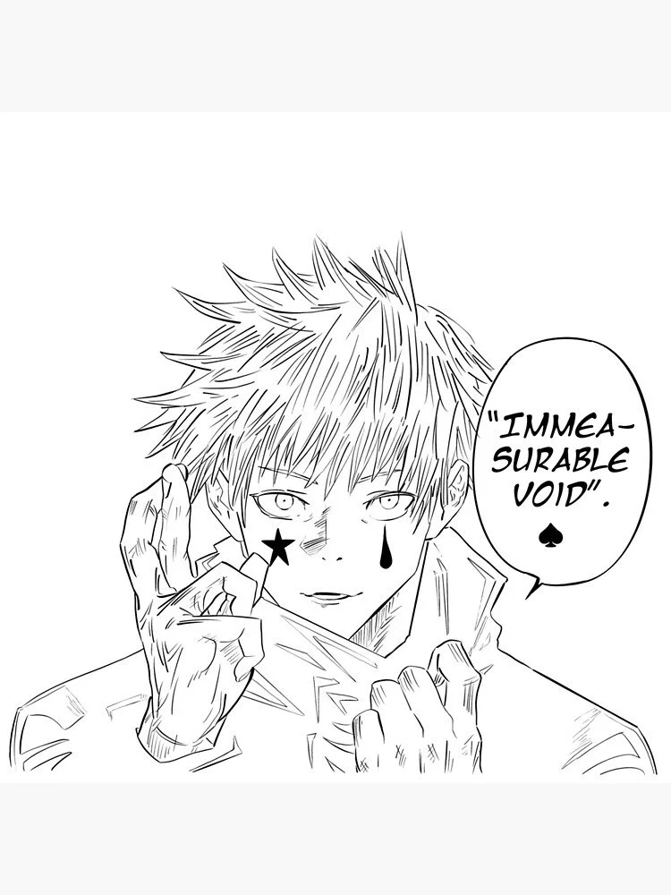 Satoru Gojo Ausmalbilder 23