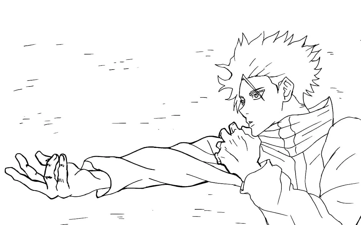 Satoru Gojo Ausmalbilder 25
