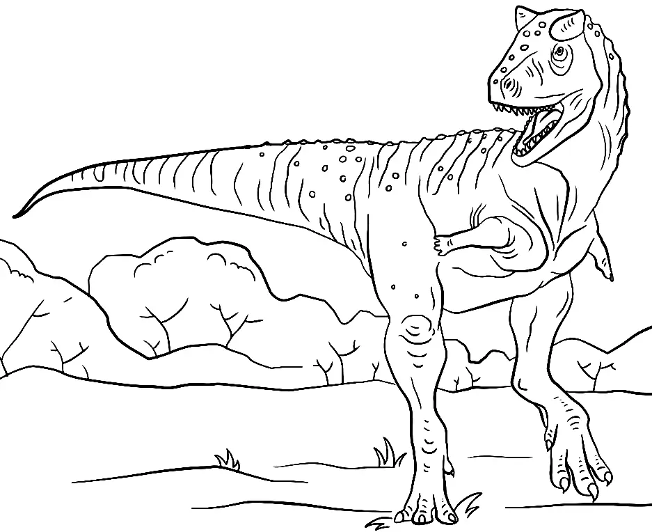 Saurischian Dinosaurs Coloring Pages 1