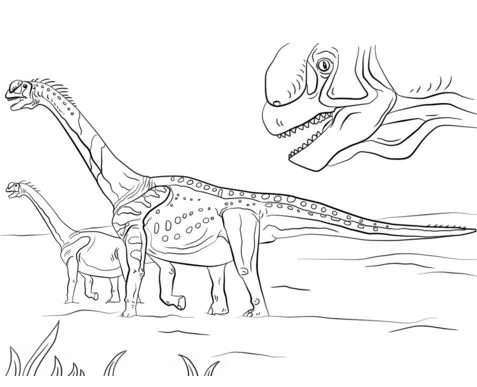 Saurischian Dinosaurs Coloring Pages 18
