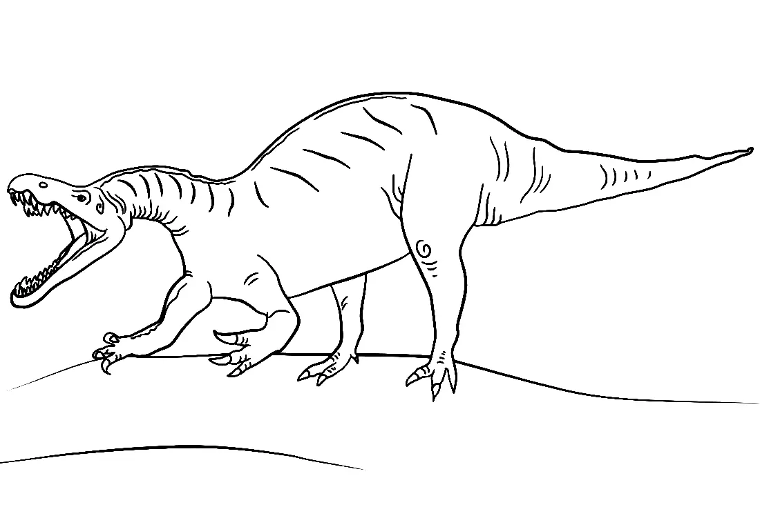 Saurischian Dinosaurs Coloring Pages 3