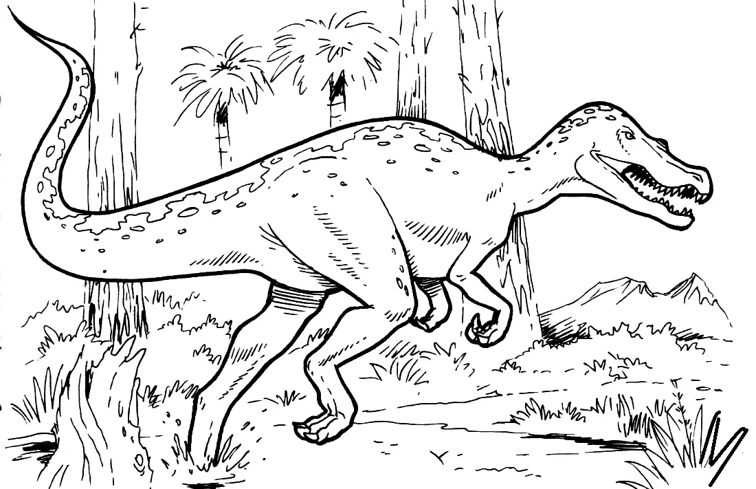 Saurischian Dinosaurs Coloring Pages 4