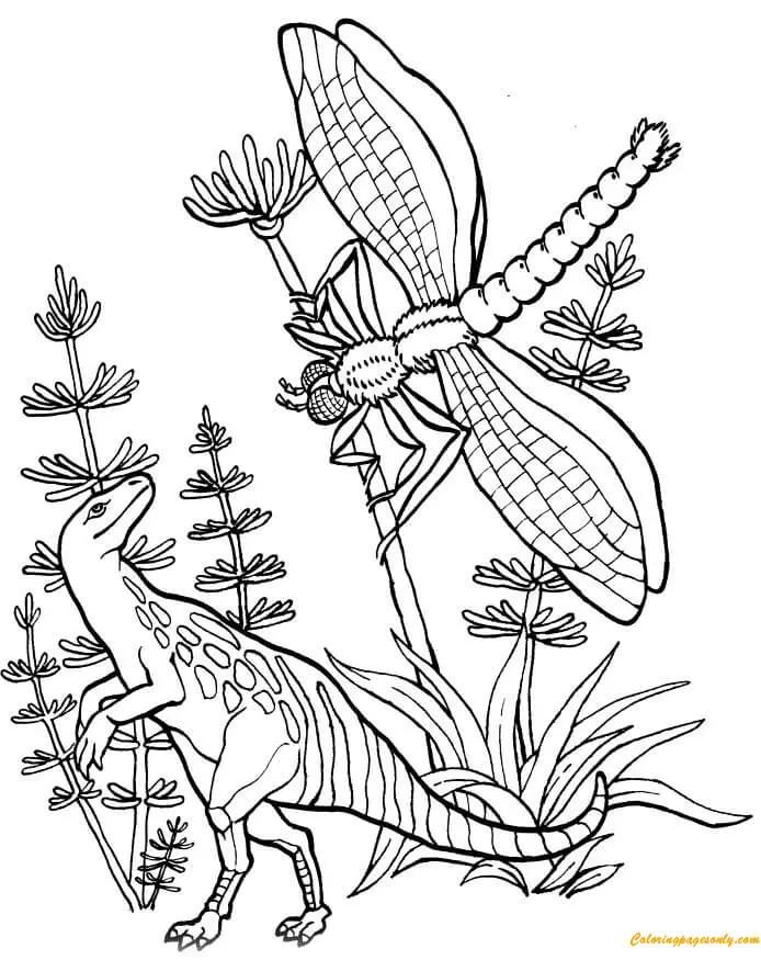Saurischian Dinosaurs Coloring Pages 5