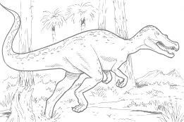 Saurischian Dinosaurs Coloring Pages 9