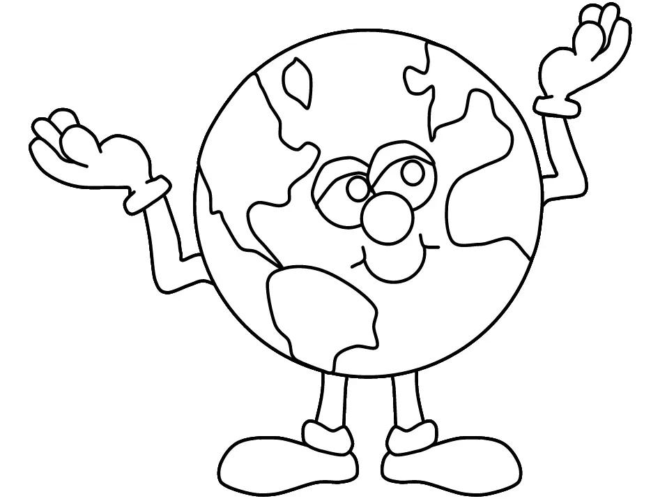 Desenhos de Salve As Paginas Da Terra Para Colorir 16