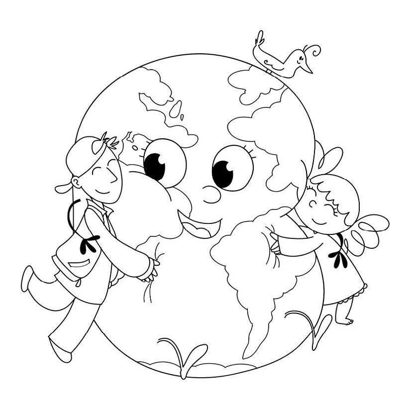 Desenhos de Salve As Paginas Da Terra Para Colorir 36