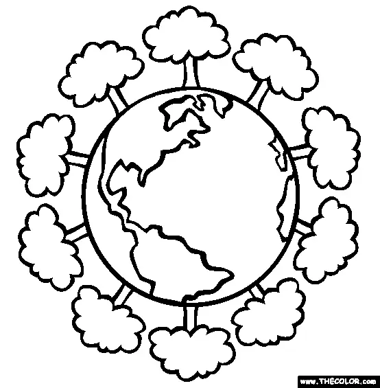 Desenhos de Salve As Paginas Da Terra Para Colorir 62