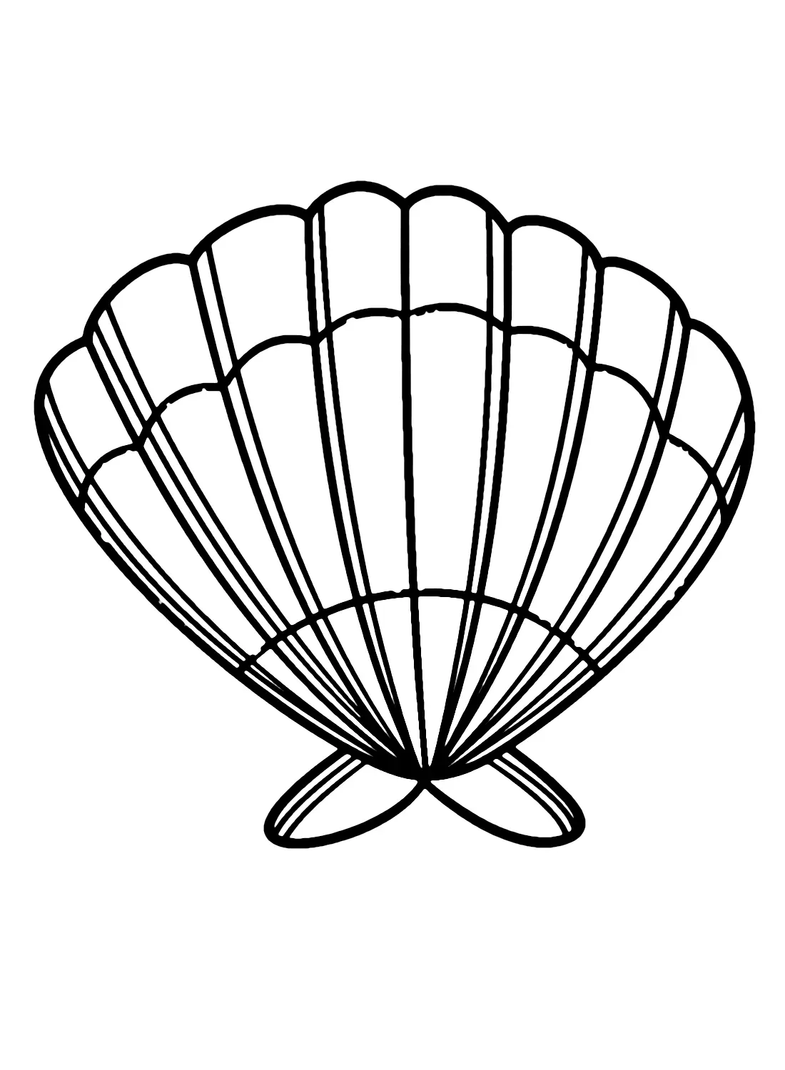 Jakobsmuscheln Ausmalbilder 14