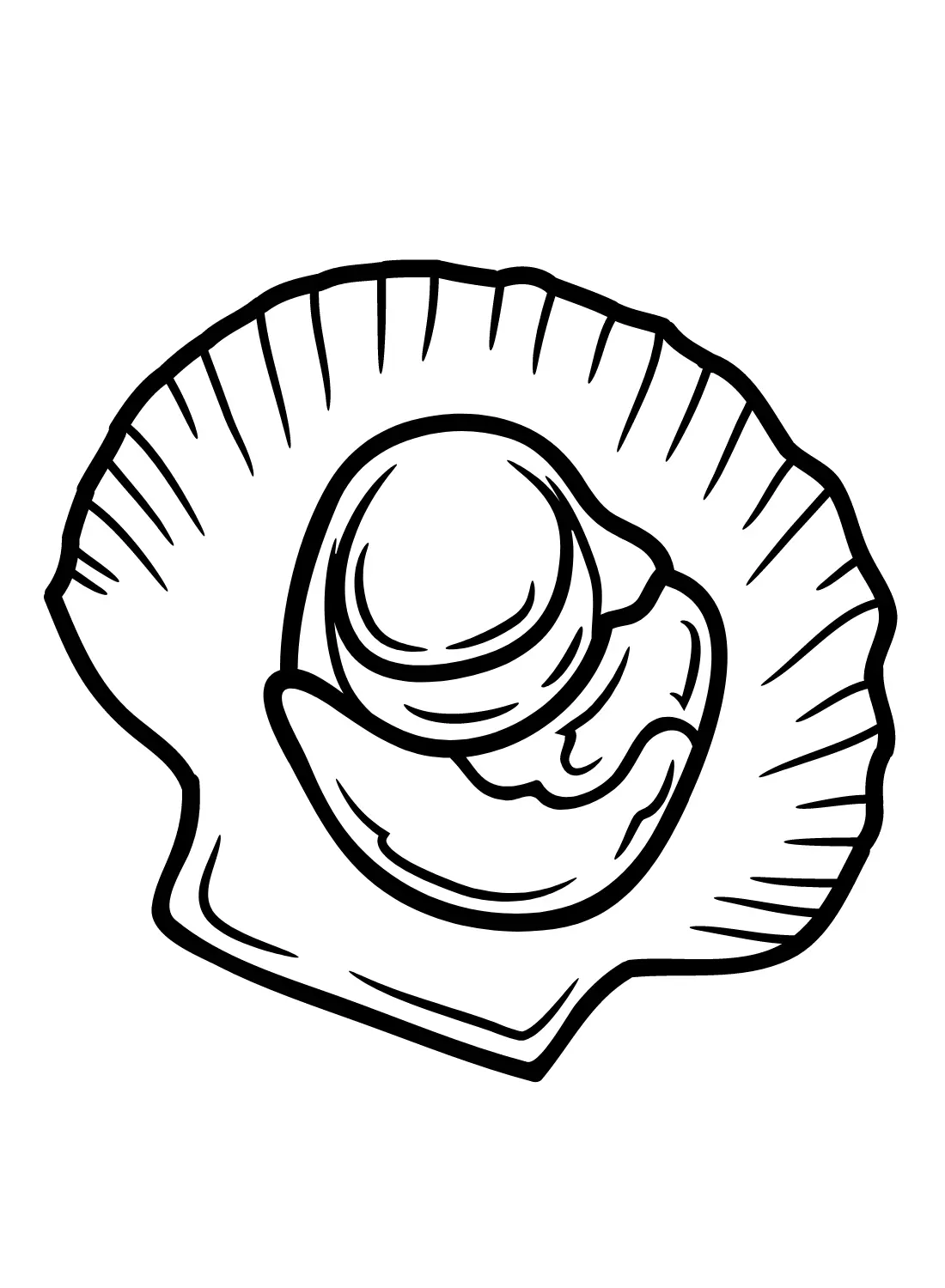 Jakobsmuscheln Ausmalbilder 2