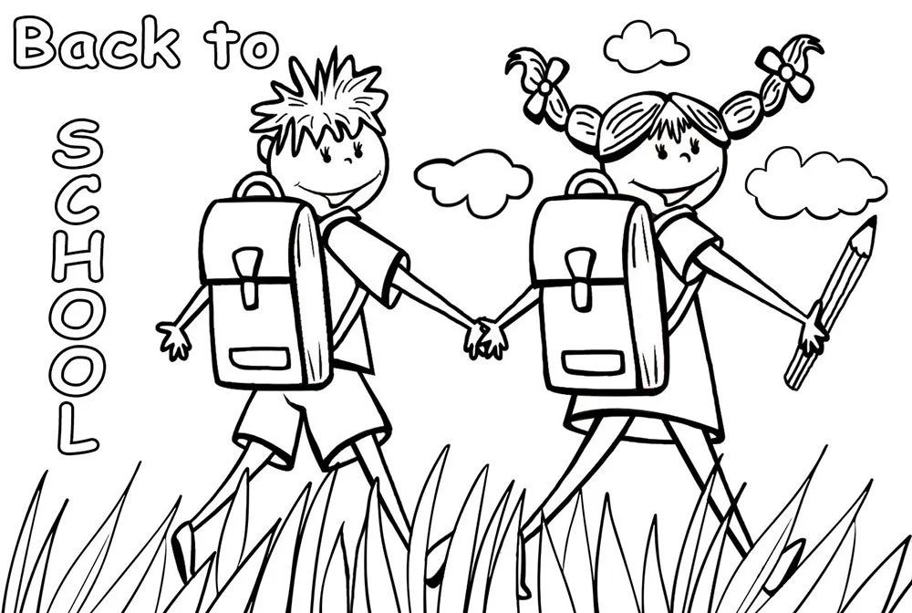 Desenhos de de Menino de Escola Para Colorir 13