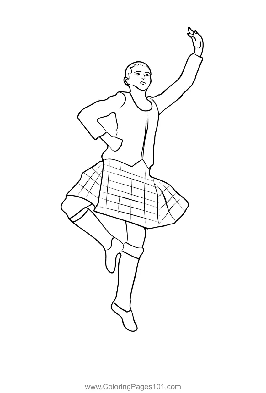 Scotland Coloring Pages 2