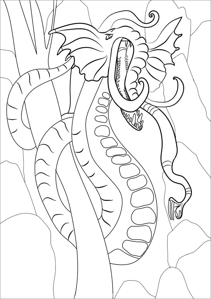 Monstro Marinho Paginas para Colorir 13